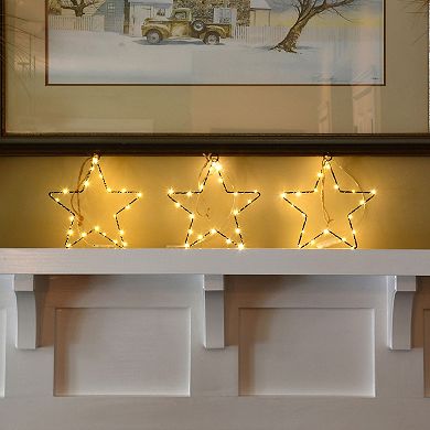 Star LED Wall Decor 3-piece Set