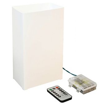 Remote Control & LED Luminaria Bag Floor Decor 7 pc Set