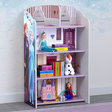 Disney's Frozen 2 Wooden Playhouse 4-Shelf Bookcase for Kids by Delta Children