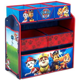 PAW Patrol 6-Bin Design and Store Toy Organizer by Delta Children