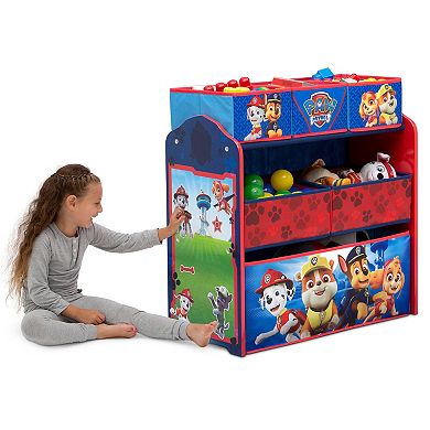 PAW Patrol 6-Bin Design and Store Toy Organizer by Delta Children