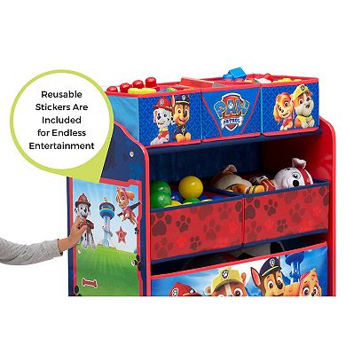 PAW Patrol 6-Bin Design and Store Toy Organizer by Delta Children