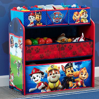 PAW Patrol 6-Bin Design and Store Toy Organizer by Delta Children