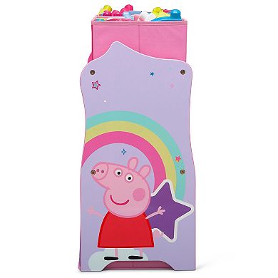 Delta Children Peppa Pig 6-Bin Design and Store Toy Organizer