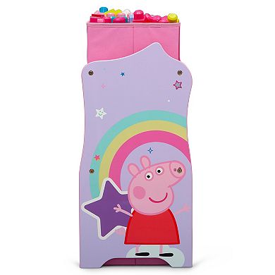 Delta Children Peppa Pig 6-Bin Design and Store Toy Organizer