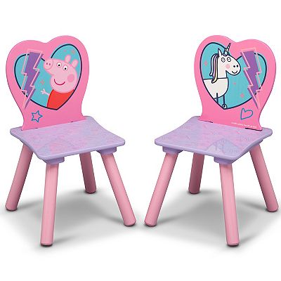 Peppa Pig Table and Chair Set with Storage by Delta Children