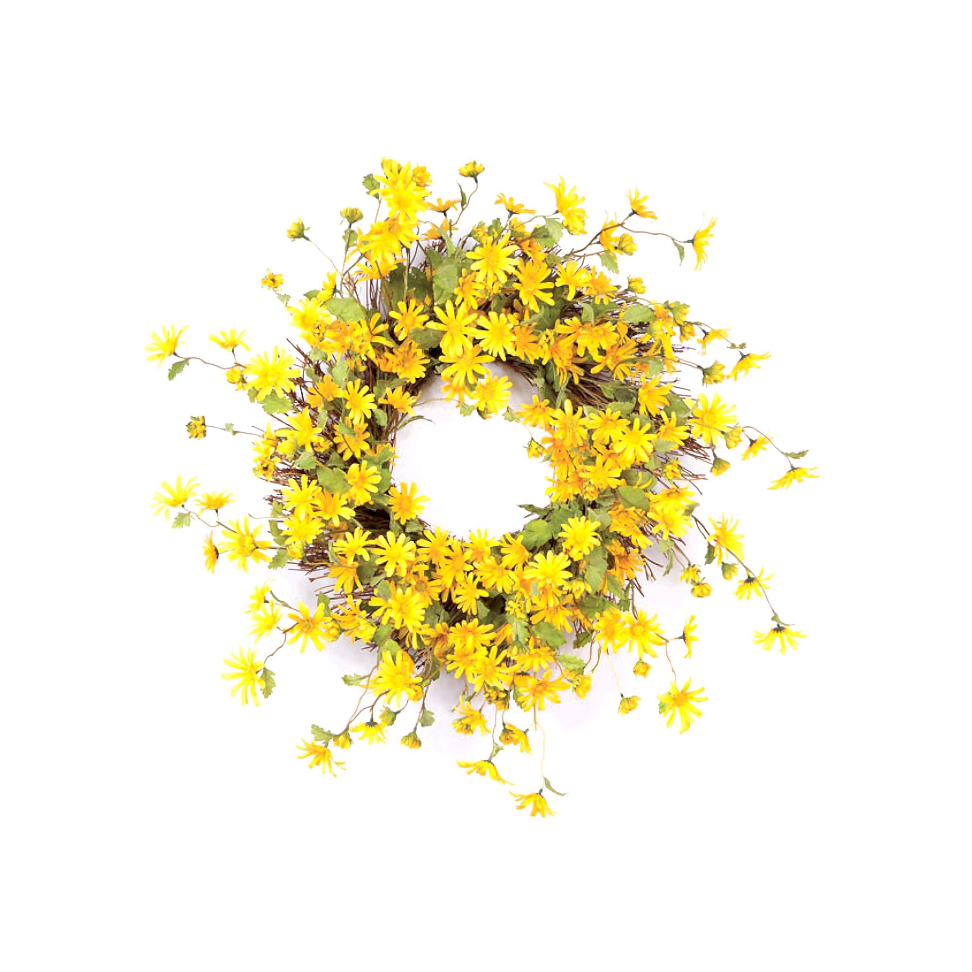 Melrose Artificial Daisy II Wreath, Multi