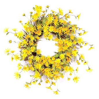 Melrose Artificial Daisy II Wreath