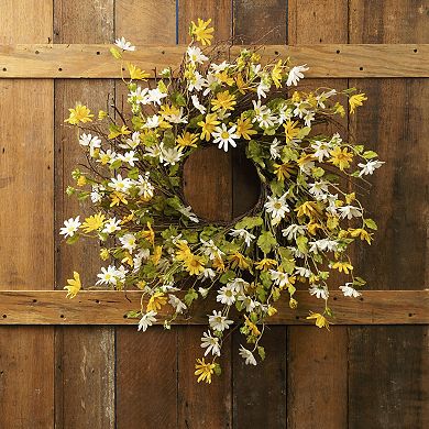 Melrose Artificial Daisy III Wreath