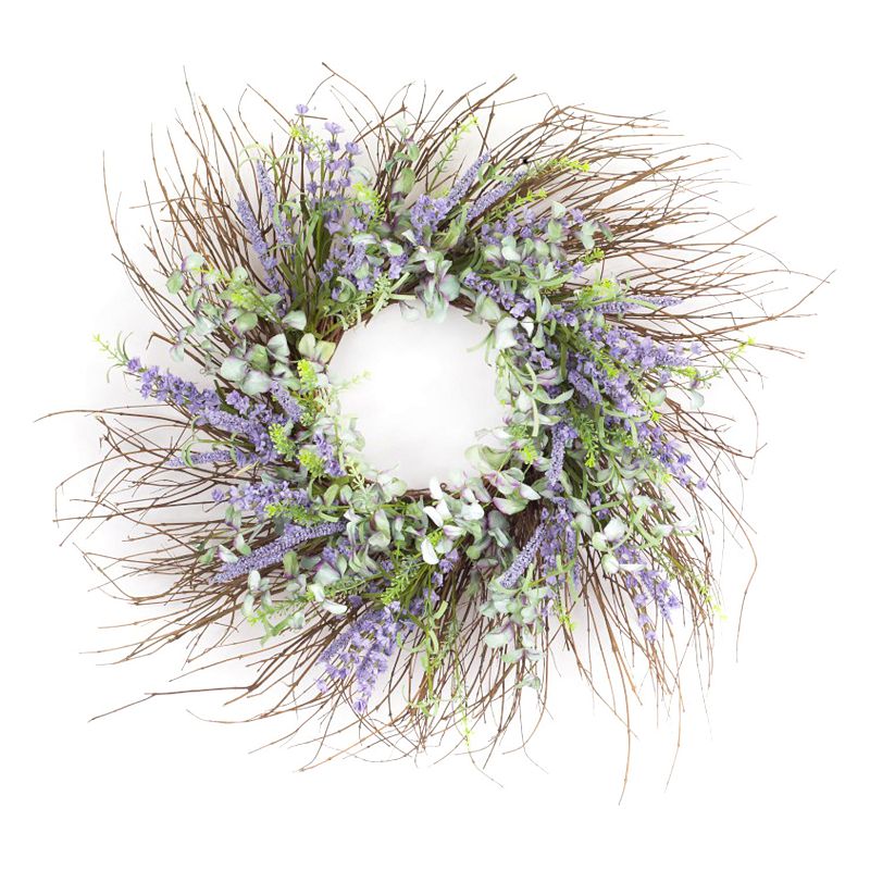 33441701 Melrose Artificial Floral I Wreath, Multicolor sku 33441701