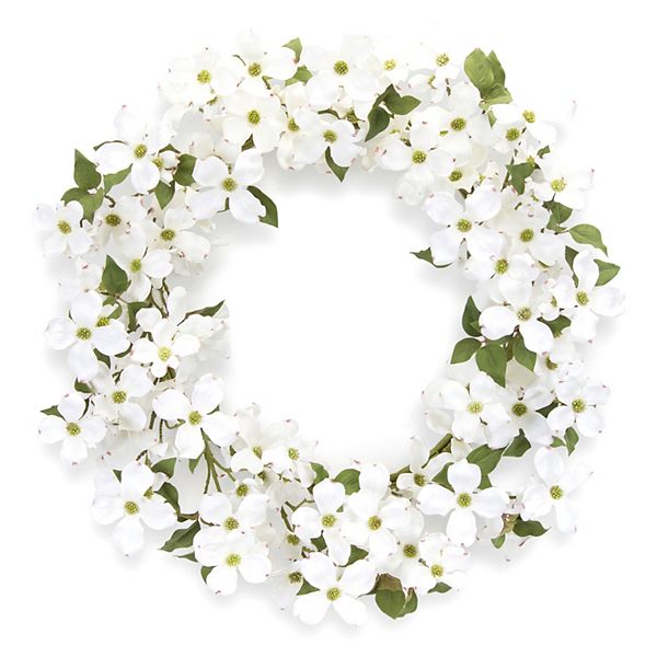 Melrose Artificial Dogwood Wreath
