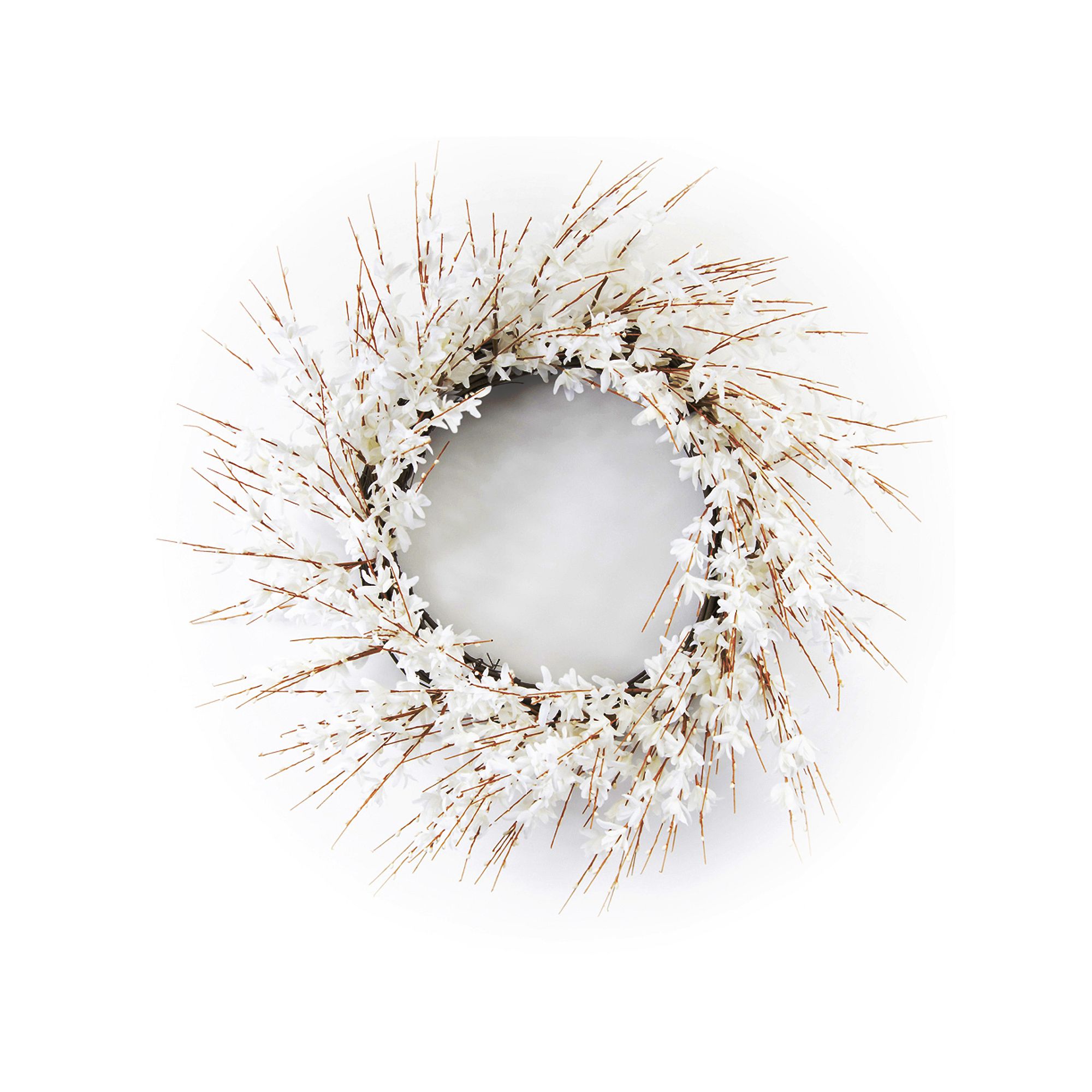 Melrose Artificial Blossom Wreath, Multi
