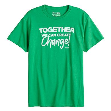 Men's Cream City Together We Can Create Change Tee