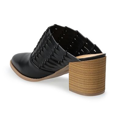 LC Lauren Conrad River Birch Women's Mules