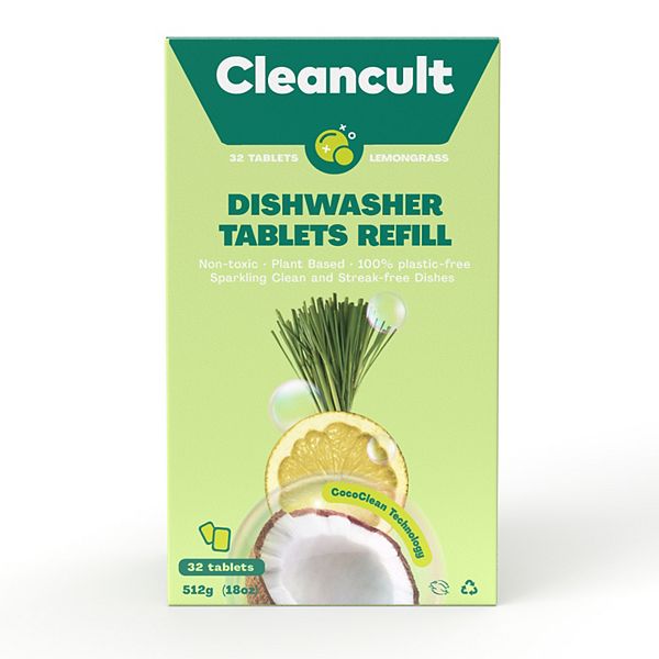 cleancult Dishwasher Tablets Refill Lemongrass