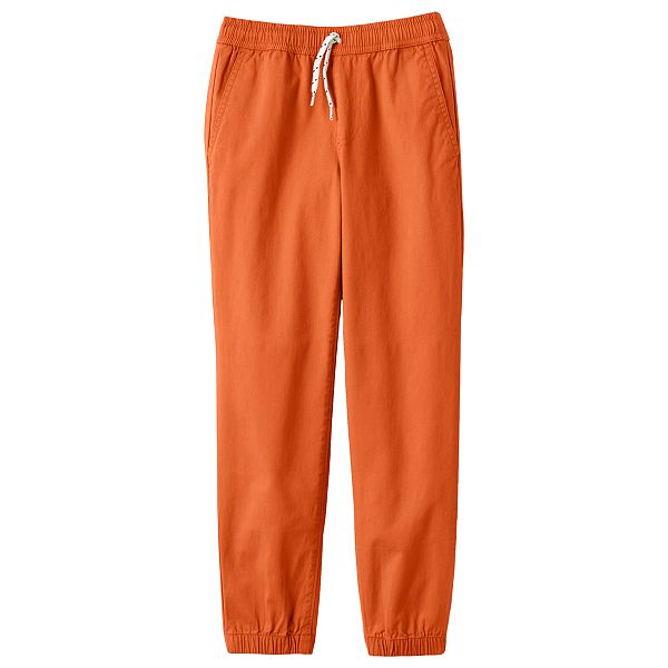 Boys 47 Lands' End Iron Knee Pull On Stretch Woven Jogger Pants