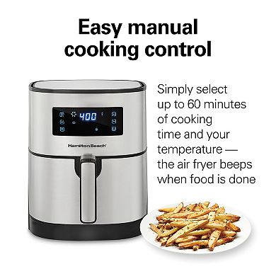 Hamilton Beach 5-Liter Digital Air Fryer with Nonstick Basket