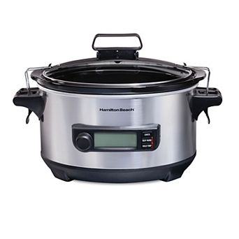 Hamilton Beach Temp Tracker 6-qt Programmable Slow Cooker