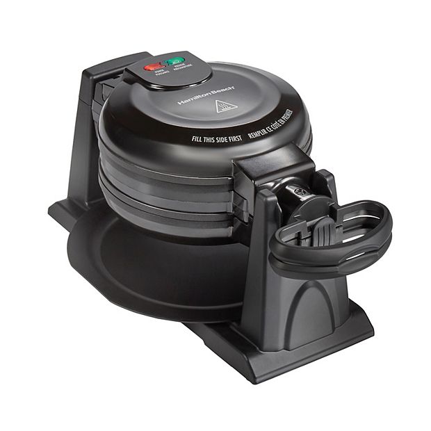 Hamilton Beach ダブルベルギーワッフルメーカー Hamilton Beach Double Belgian Flip Waffle Maker