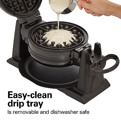 Hamilton Beach Double Belgian Flip Waffle Maker