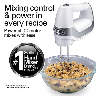 Hamilton Beach Professional 5-Speed Hand Mixer with Snap-on Case