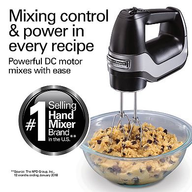 Hamilton Beach Professional 5-Speed Hand Mixer with Snap-on Case