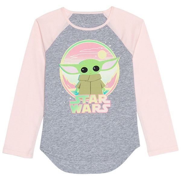 Baby Yoda Read Shirt- Raglan