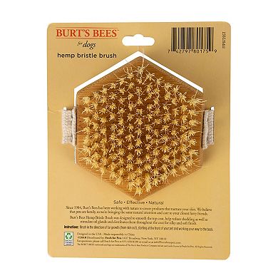 Burt's Bees for Pets Dog Hemp Bristle Brush