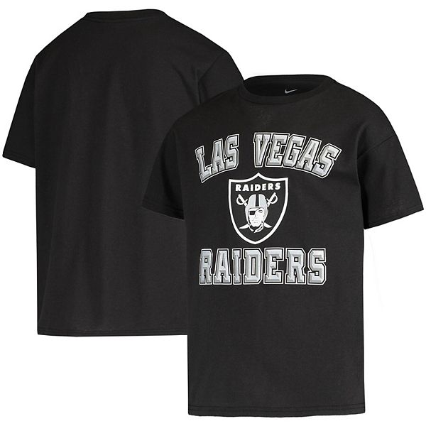 Youth Black Las Vegas Raiders Big Beval T-Shirt