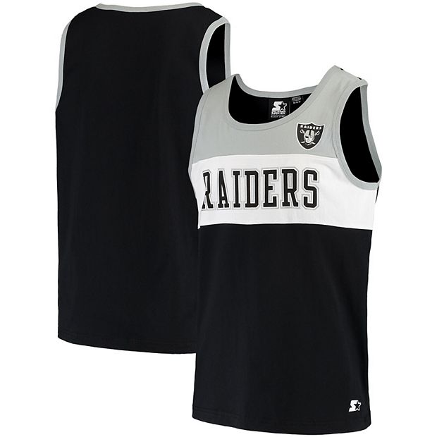 Starter /silver Las Vegas Raiders Logo Touchdown Fashion Tank Top At  Nordstrom in Black for Men