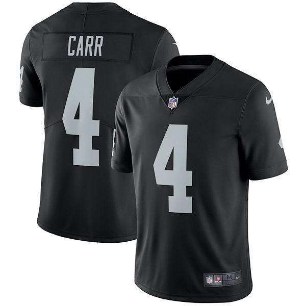 Men's Nike Derek Carr Black Las Vegas Raiders Vapor Untouchable Limited Player Jersey
