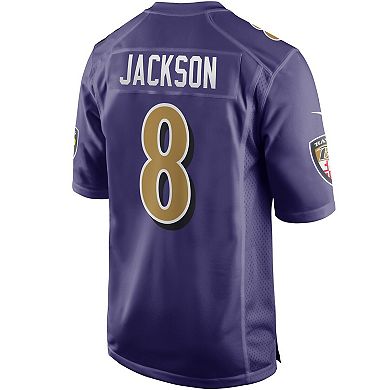 Men's Nike Lamar Jackson Purple Baltimore Ravens Alternate Game Jersey