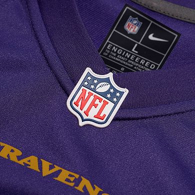 Men's Nike Lamar Jackson Purple Baltimore Ravens Alternate Game Jersey