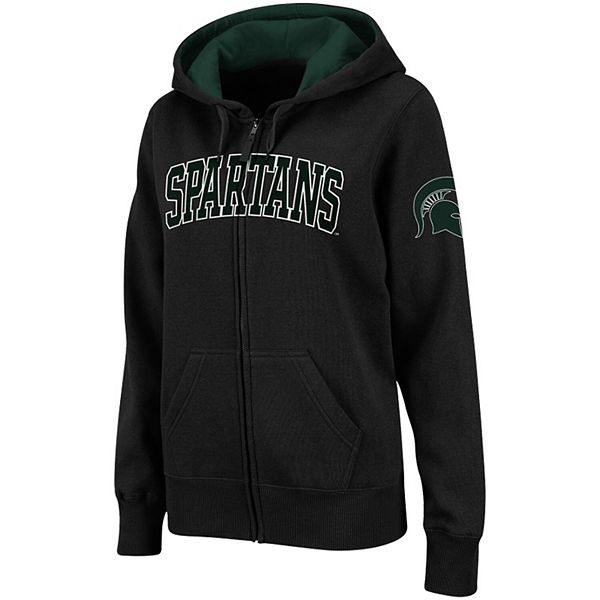 Women's Stadium Athletic Black Michigan State Spartans Arched Name Full ...