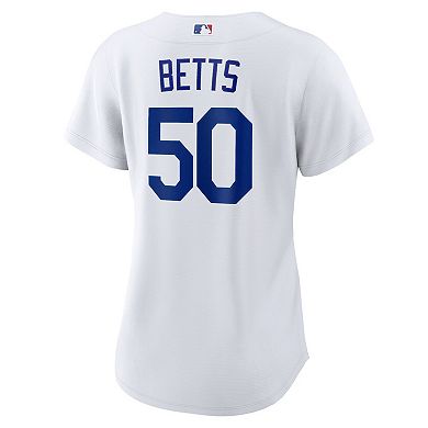 Women's Nike Mookie Betts White Los Angeles Dodgers Home Replica Player Jersey