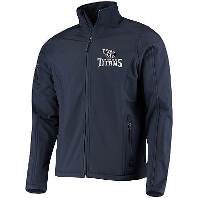 Men's Dunbrooke Navy Tennessee Titans Sonoma Softshell Full-Zip Jacket