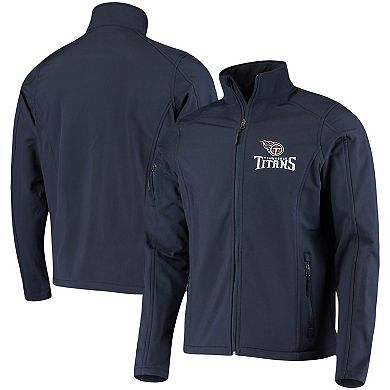 Men's Dunbrooke Navy Tennessee Titans Sonoma Softshell Full-Zip Jacket