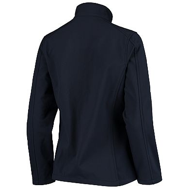 Women's Navy Chicago Bears Full-Zip Sonoma Softshell Jacket