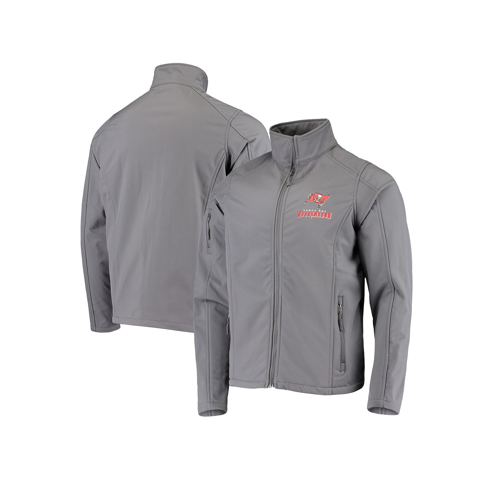 Mens Dunbrooke Pewter Tampa Bay Buccaneers Sonoma Softshell Full-Zip Jacke