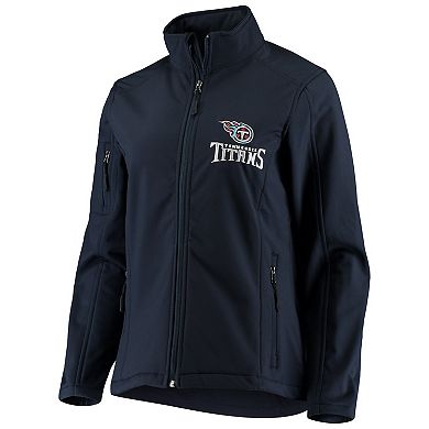 Women's Navy Tennessee Titans Full-Zip Sonoma Softshell Jacket