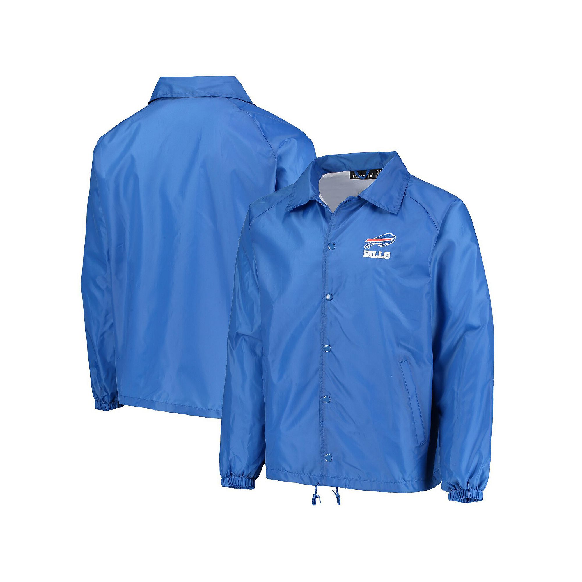 Mens Royal Buffalo Bills Coaches Classic Raglan Full-Snap Windbreaker Jack
