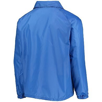 Men's Royal Buffalo Bills Coaches Classic Raglan Full-Snap Windbreaker Jacket