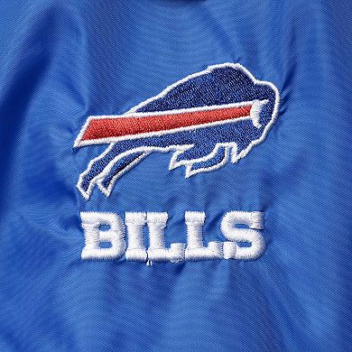 Men's Royal Buffalo Bills Coaches Classic Raglan Full-Snap Windbreaker Jacket