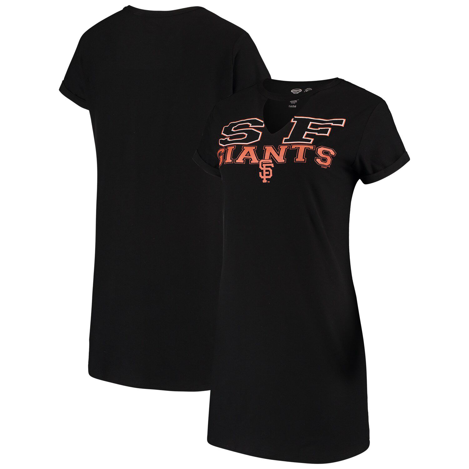 Image for Unbranded Women's Concepts Sport Black San Francisco Giants Fairway Nightshirt at Kohl's.