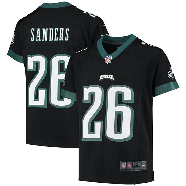 16 PHILADELPHIA Eagles NFL Football Black Throwback Youth Jersey