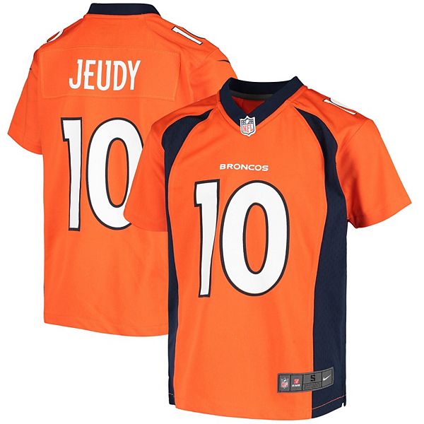 Youth Nike Jerry Jeudy Orange Denver Broncos Game Jersey