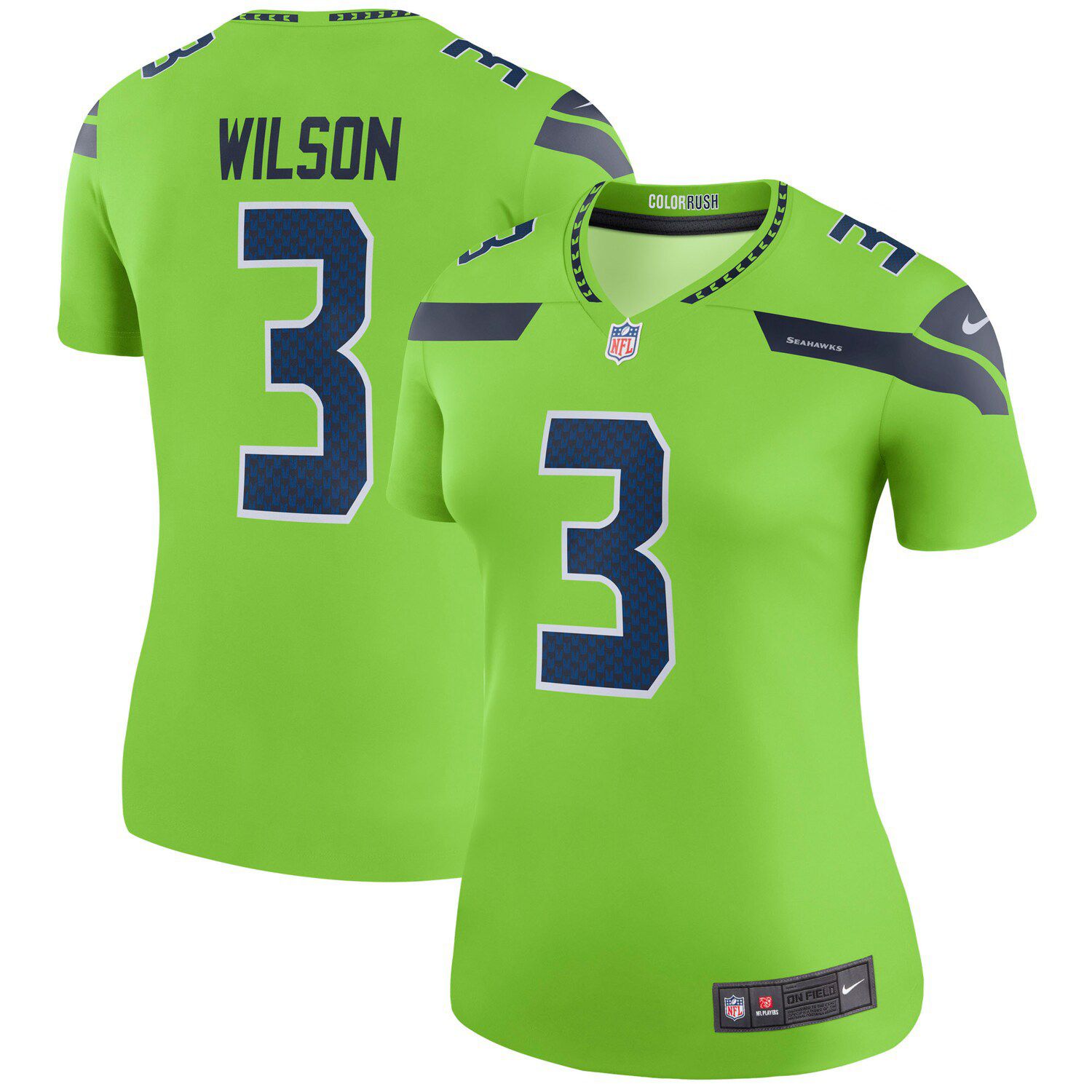 seattle seahawks color rush jersey