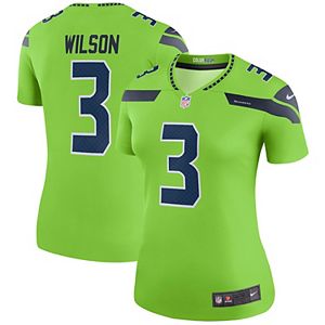 Women's Nike Russell Wilson Neon Green Seattle Seahawks Alternate ...