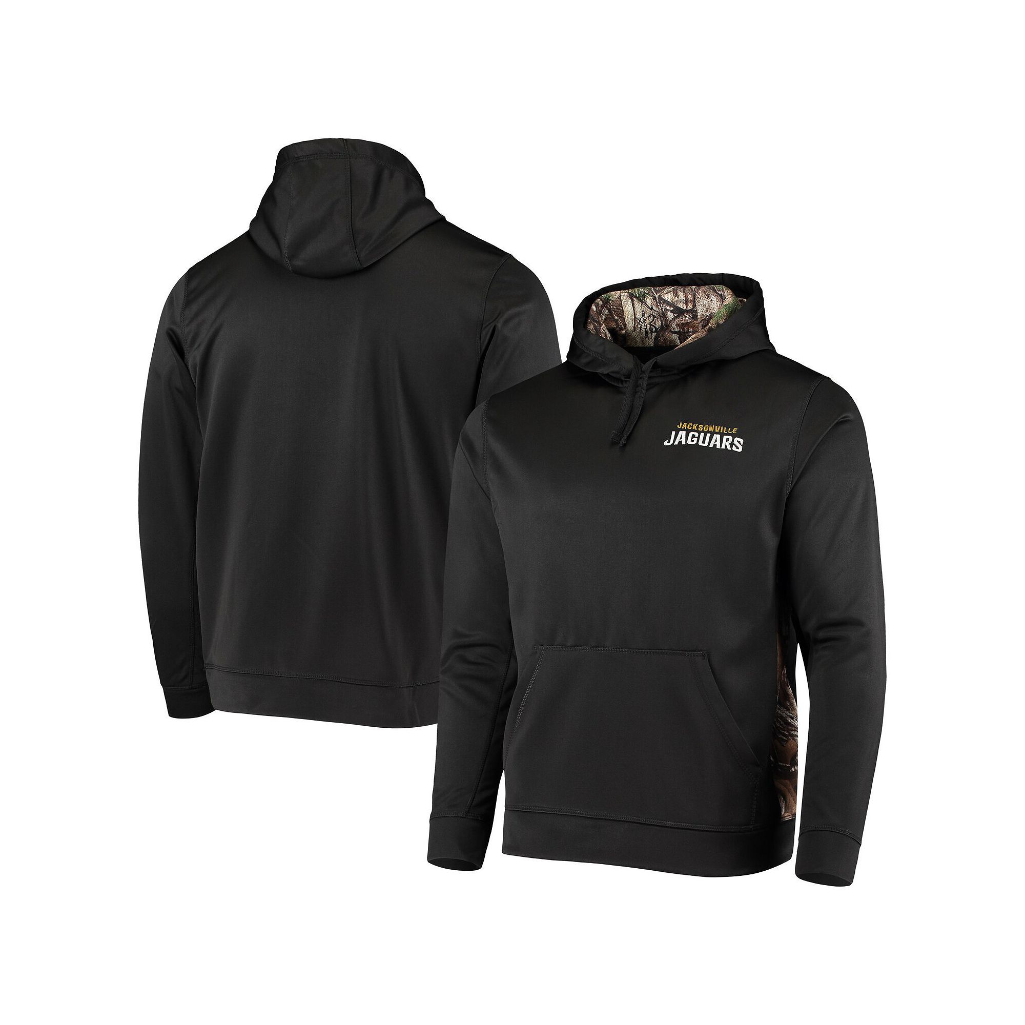 Mens Dunbrooke Black/Realtree Camo Jacksonville Jaguars Logo Ranger Pullov