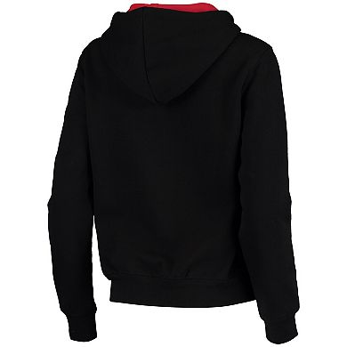 Women's Colosseum Black Texas Tech Red Raiders Loud and Proud Pullover Hoodie